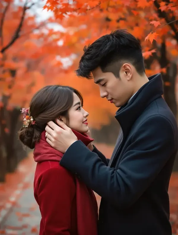 a v 片 银杏街的围巾 韩国爱情剧 剧情海报